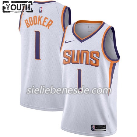 Kinder NBA Phoenix Suns Trikot Devin Booker 1 Nike 2019-2020 Association Edition Swingman